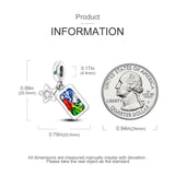 Faith Tarot Power Six Of Wands Silver Charm Jewelry Beads