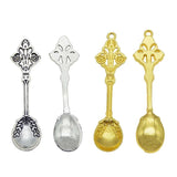 24pcs Antiqued Cooking Tools Charms Alloy Tableware Pendants