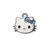 10Pcs Enamel Cat Charms Alloy Pendants DIY Jewelry Findings Making