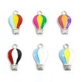 20pcs Hot Air Balloon Charms for Jewelry Making DIY Bracelets Keychains