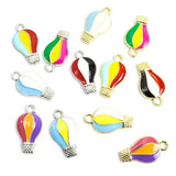 20pcs Hot Air Balloon Charms for Jewelry Making DIY Bracelets Keychains