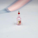 10pcs Fruit Drinking Bottle Charms Jewelry Making Findings