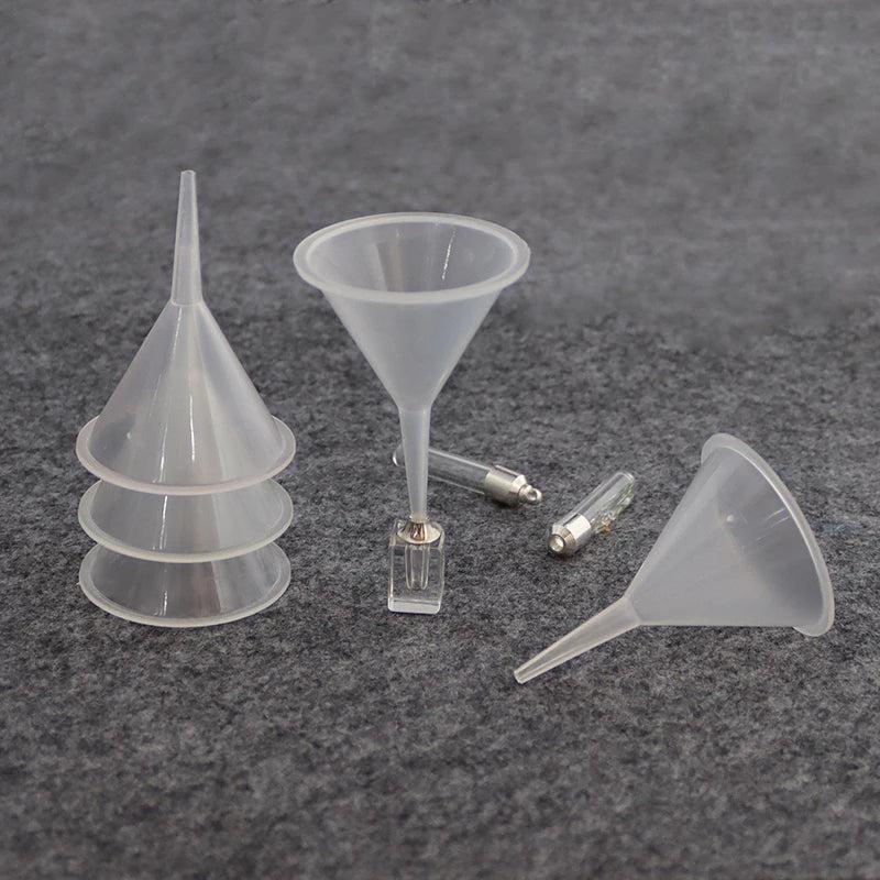 5Pcs Plastic Funnels Perfume Essential Oil Filling Tool