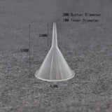 5Pcs Plastic Funnels Perfume Essential Oil Filling Tool
