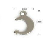 Moon & Stars Stainless Steel Charm Pendant