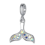 10Pcs Taiji Chart Mermaid Charms Bracelet Necklace Pendant Dream Catcher Jewelry