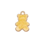20Pcs Bear Charms for Earrings Necklace DIY Jewelry 10x16mm