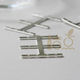 Brass Pendant with Multiple Holes - 43x29mm