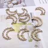 6pcs Metal Alloy Heart Charms Pendants For Jewelry Making DIY
