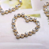 6pcs Metal Alloy Heart Charms Pendants For Jewelry Making DIY