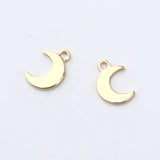 10Pcs Moon Stars Charms Pendants DIY Jewelry Making Earrings Necklace