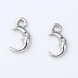 10Pcs Moon Stars Charms Pendants DIY Jewelry Making Earrings Necklace