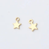 10Pcs Moon Stars Charms Pendants DIY Jewelry Making Earrings Necklace