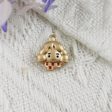 10PCS/Lot Magic Academy Series Enamel Charm Keychain Diy Accessories