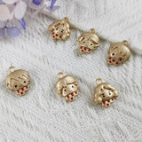 10PCS/Lot Magic Academy Series Enamel Charm Keychain Diy Accessories