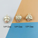 10PCS/Lot Magic Academy Series Enamel Charm Keychain Diy Accessories