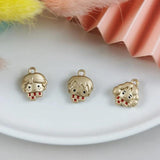 10PCS/Lot Magic Academy Series Enamel Charm Keychain Diy Accessories