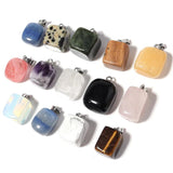 5pcs Natural Stone Pendants Charms for Jewelry Making DIY Necklace Bracelet
