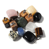 5pcs Natural Stone Pendants Charms for Jewelry Making DIY Necklace Bracelet