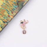 10pcs Circus Elephant Bear Rabbit Charms Enamel Animals Alloy Pendant DIY YZ434
