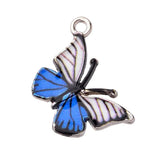 20Pcs Butterfly Charm Pendant for Jewelry Making