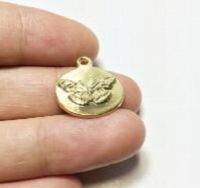 20pcs 18mm Butterfly Coin Zinc Alloy Charms DIY Jewelry 3 Colors