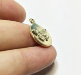 20pcs 18mm Butterfly Coin Zinc Alloy Charms DIY Jewelry 3 Colors