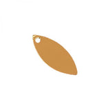 20pcs Horse Eye Concave Oval Earrings Pendant Jewelry Accessories
