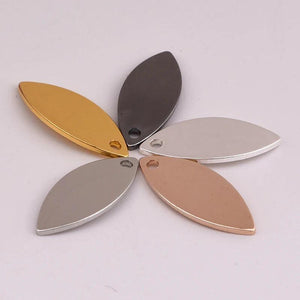 20pcs Horse Eye Concave Oval Earrings Pendant Jewelry Accessories
