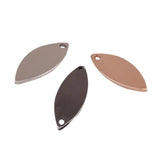20pcs Horse Eye Concave Oval Earrings Pendant Jewelry Accessories