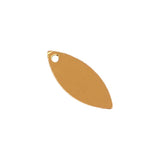 20pcs Horse Eye Concave Oval Earrings Pendant Jewelry Accessories