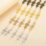 20pcs Alloy Snake Charms Pendants DIY Jewelry Making Accessory