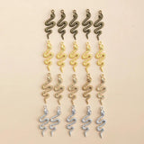 20pcs Alloy Snake Charms Pendants DIY Jewelry Making Accessory