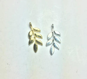 20pcs 12mm Leaf Zinc Alloy Charms Wholesale DIY Jewelry 2 Colors
