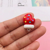 10pcs Christmas Hat Glove Charm Pendant Keychain Earring DIY