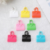 10pcs Multicolor Resin Handbag Charms for DIY Necklace Keychain Pendant