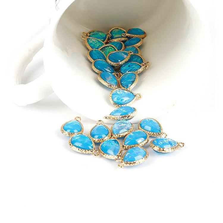 Kpop Double Cloud Pendant Charms for DIY Jewelry Making
