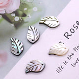 Leaf Shape Shell Charm Beads for Jewelry Making DIY Necklaces Earrings