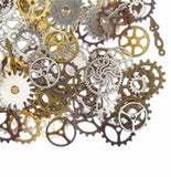 50PCS Mixed Steampunk Wheel Gear Pointer Charms Alloy Metal Vintage Pendant