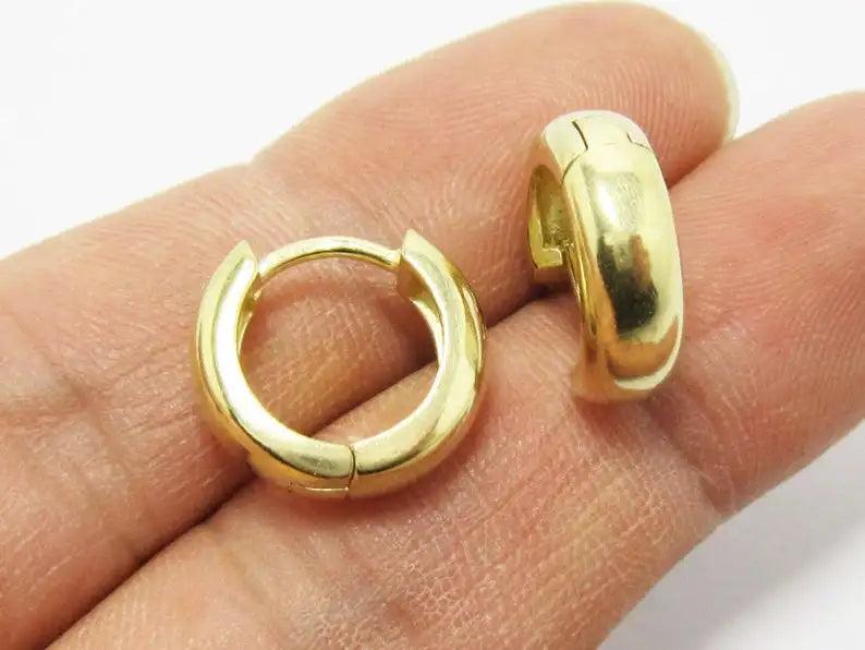 6pcs Brass Leverback Round Earrings Clasps R1007