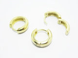 6pcs Brass Leverback Round Earrings Clasps R1007