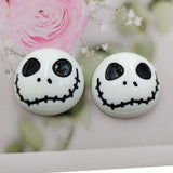 20pcs DIY Halloween Skull Resin Charms for Kids Hair Clothes Accessories