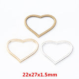 55 Retro Metal Zinc Alloy Love Pendants for DIY Jewelry Making