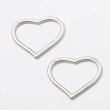 55 Retro Metal Zinc Alloy Love Pendants for DIY Jewelry Making