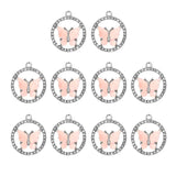 10Pcs Acrylic Butterfly Charms for DIY Earrings Necklaces