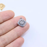 5pcs 13mm Stainless Steel Star Charms Pendant DIY Jewelry 2 Colors