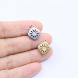 5pcs 13mm Stainless Steel Star Charms Pendant DIY Jewelry 2 Colors
