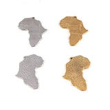 5pcs Stainless Steel Map Pendants for DIY Jewelry Making