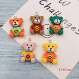 Bear Charm Bunny Pendant Jewelry Making Earring Accessory
