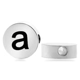5pcs/Lot Stainless Steel DIY Alphabet Disc Letter Beads Bracelet Making A-Z